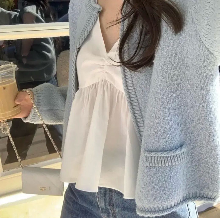 르베인 코타 블라우스 이미지