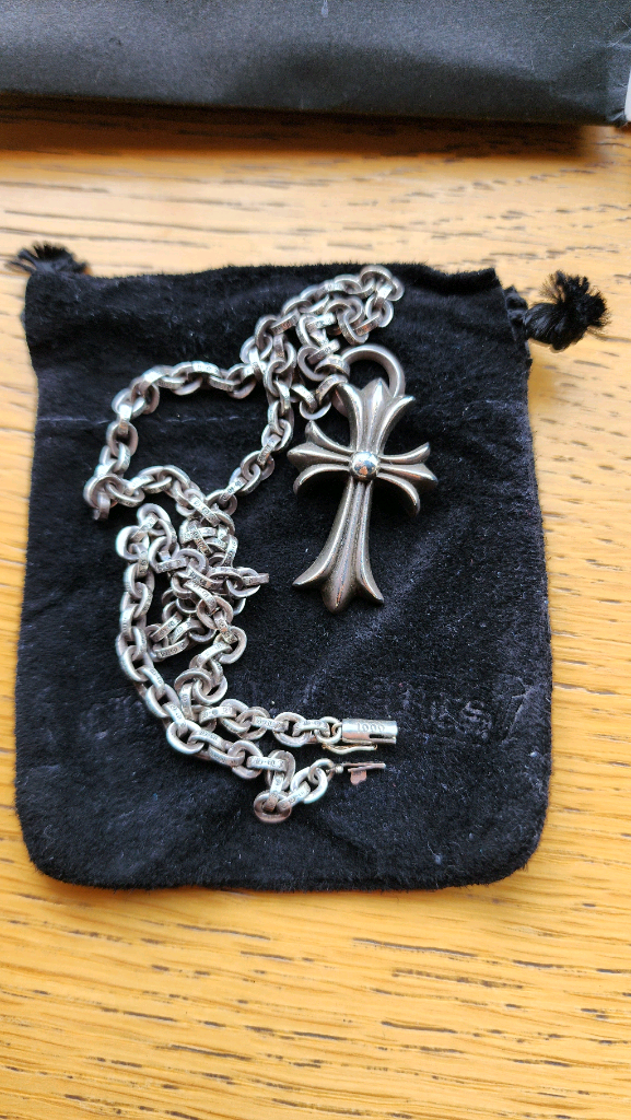 크롬하츠 페이퍼체인 일체형 목걸이 20인치 이미지