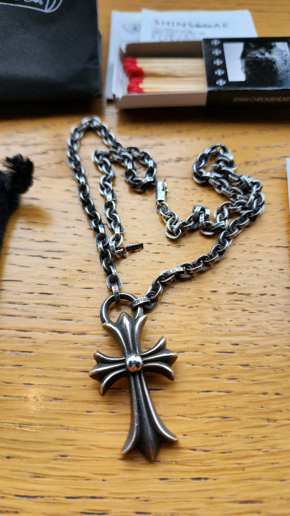 크롬하츠 페이퍼체인 일체형 목걸이 20인치 이미지