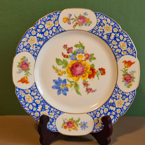 슈만 바바리아 엔틱접시 이미지