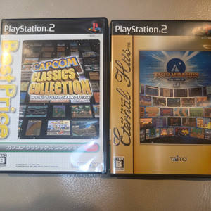 sony플스2 ps2 캡콤 콜렉션 타이토 메모리즈 하 게임cd 2개 일괄 이미지