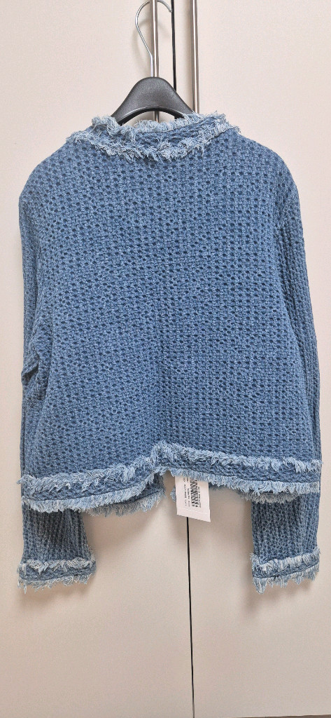 샤틴 데님 트위드 자켓 ㅡ새상품 이미지