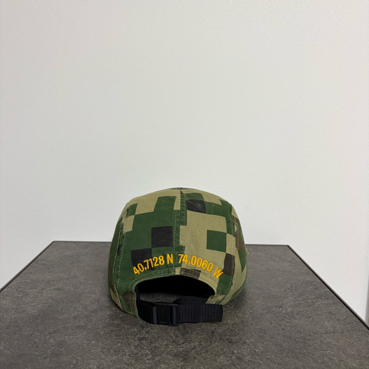(OS) 슈프림 박스로고 캠프캡 모자 밀리터리 카모 카키 이미지