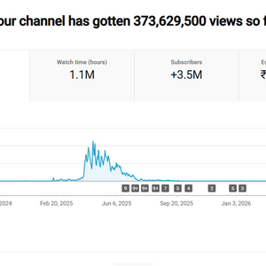 347만명 인증배지 유튜브 채널 이미지