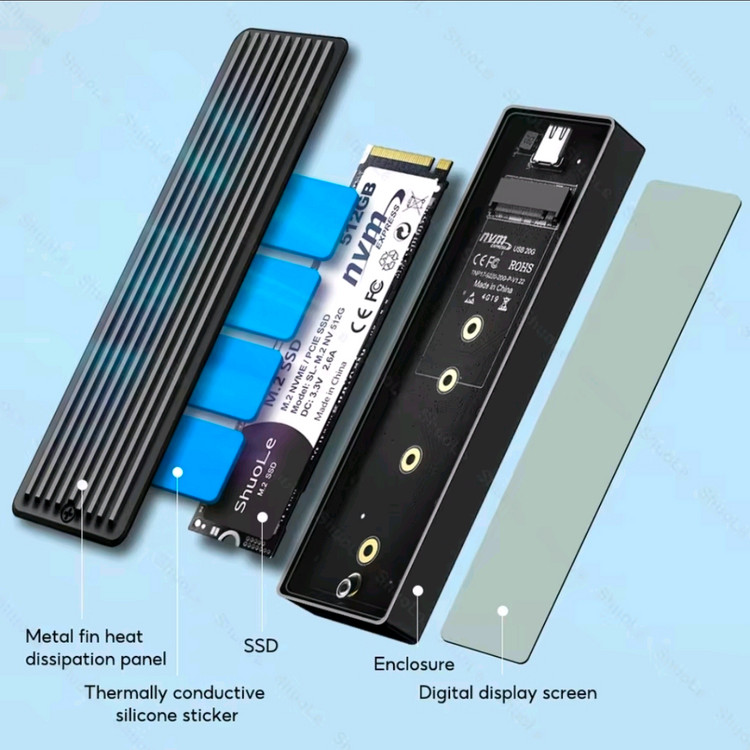 MSI SPATIUM M480 PRO M.2 NVMe 1TB SSD, 마이크론 DDR5 16GB 오리코 NVME S 이미지