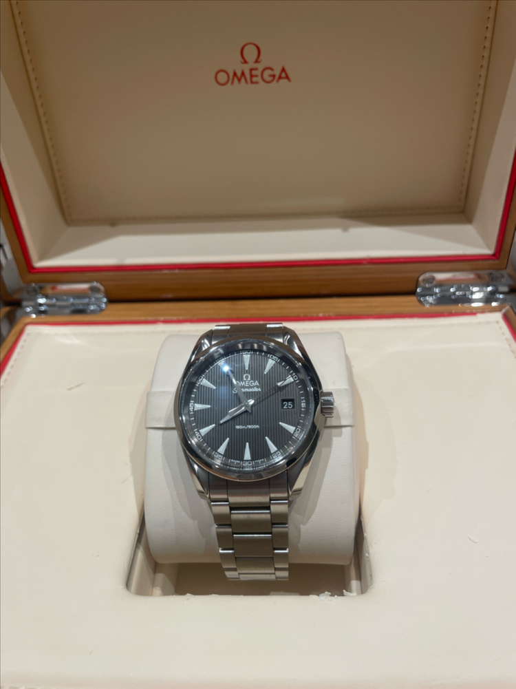 오메가 씨마스터 아쿠아테라 38mm 그레이 이미지