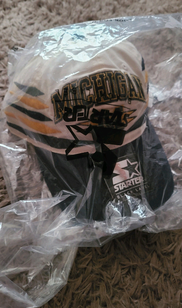 90s 스타터스 미시건 볼캡 모자 (새제품) 이미지