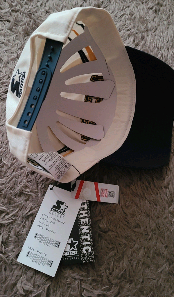 90s 스타터스 미시건 볼캡 모자 (새제품) 이미지