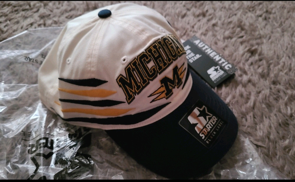 90s 스타터스 미시건 볼캡 모자 (새제품) 이미지