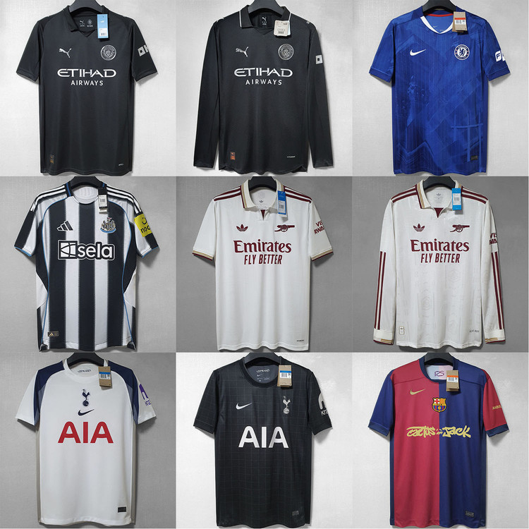 (국내배송) 25-26 축구 클럽 유니폼 져지 판매 (레알 바르샤 리버풀 아스날 첼시 맨유 맨시티 토트넘 뉴캐슬) 이미지