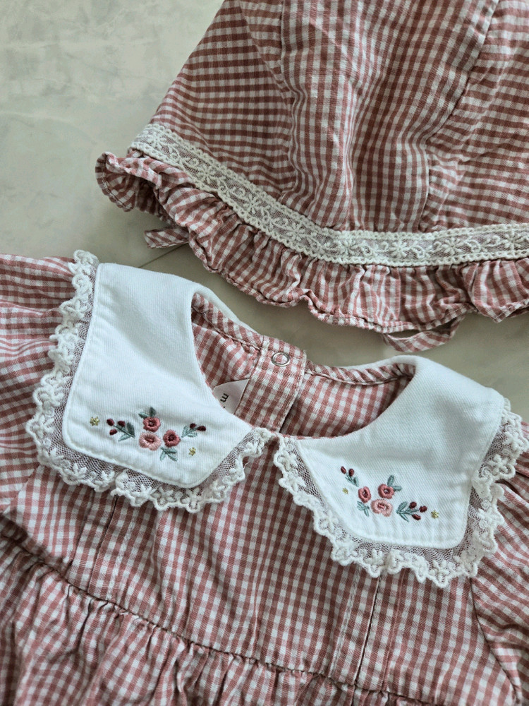 밍크뮤 바디수트 모자 세트 (착샷) 이미지