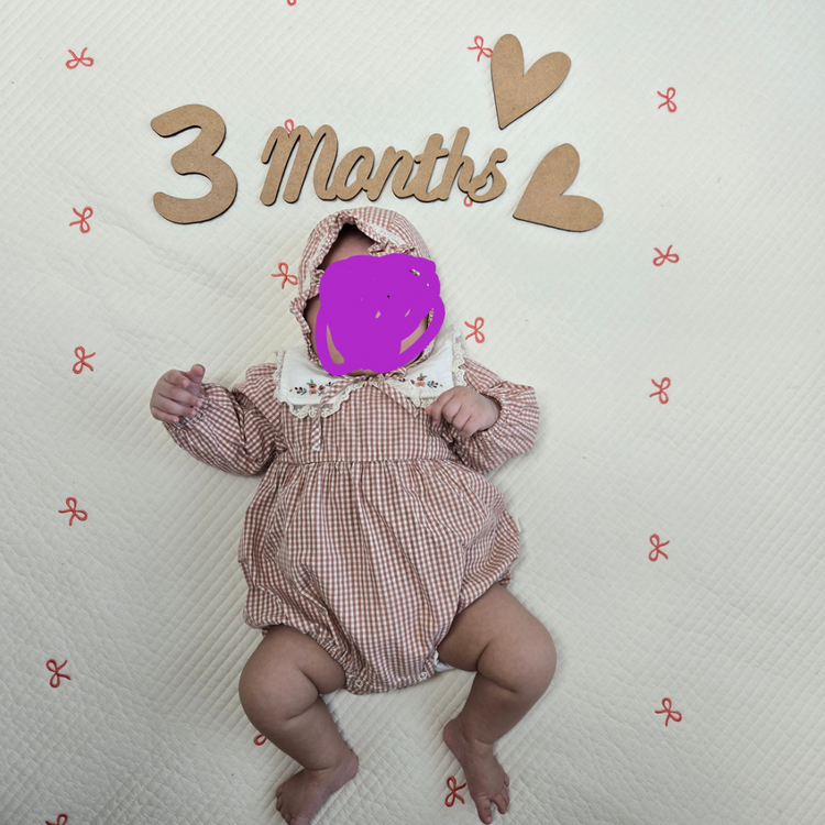 밍크뮤 바디수트 모자 세트 (착샷) 이미지