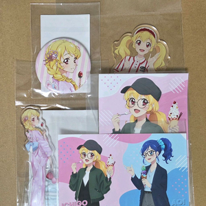 아이카츠 아이엠스타 이치고 라임 유카타 라운드원 아크릴, 캔뱃지, 봄의 아이카츠 브로마이드 판매 이미지