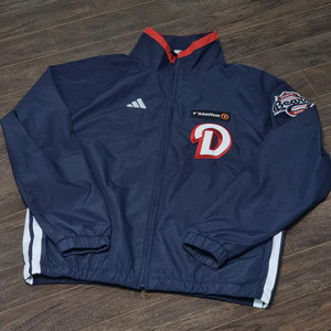 두산 베어스 아디다스 우븐 자켓 점퍼 유니폼 100 이미지