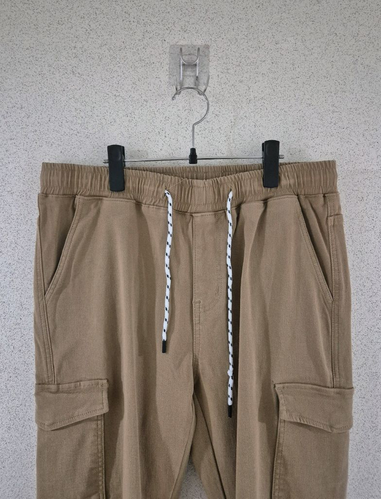 미사용[XL]밴딩 카고바지 팬츠 이미지