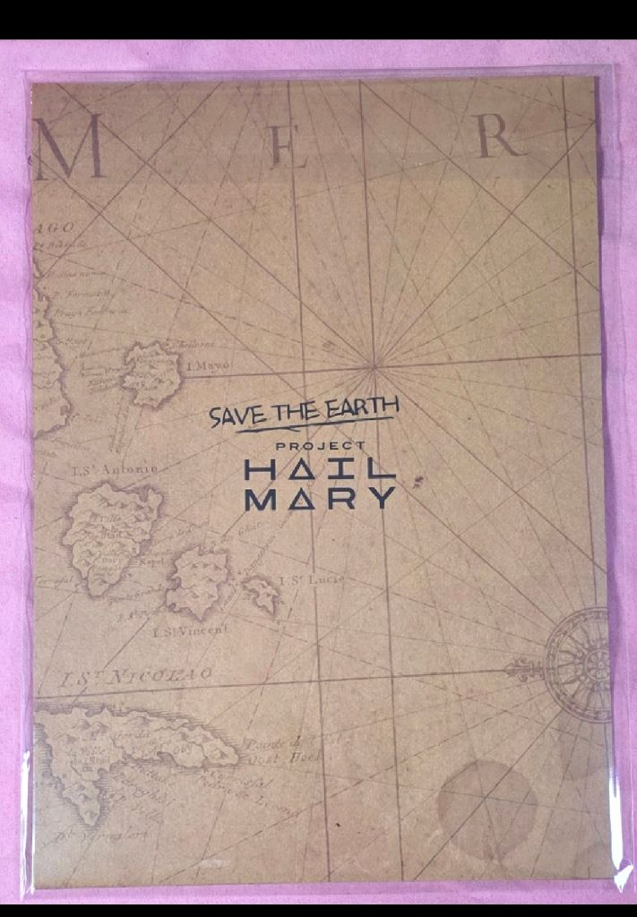 프로젝트 헤일메리 포토카드 관찰일지 세트 이미지