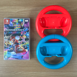 닌텐도 스위치 마리오카트8 + 레이싱휠2개 이미지
