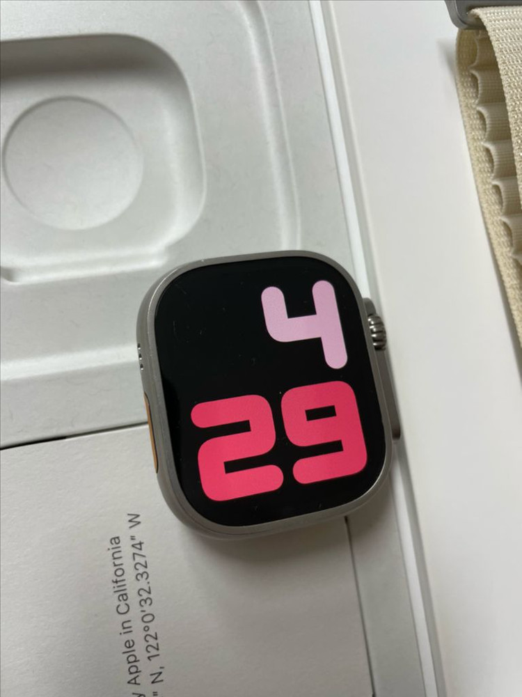 애플워치 울트라2 내추럴 SSS급 배터리 99프로 이미지