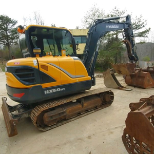 현대 02 중고굴삭기 HX60MT 2019년식 회전링크 코끼리집게 이미지