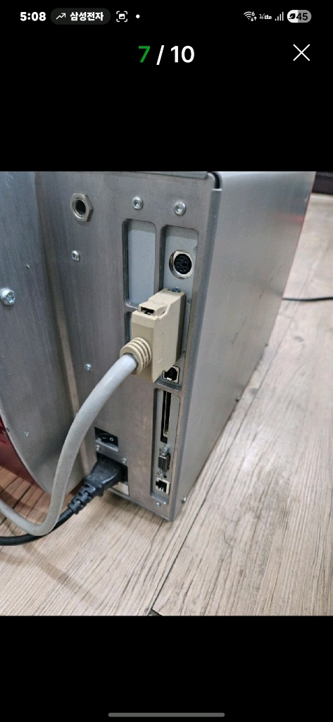 의류 택 라벨 프린터 라벨지 이미지