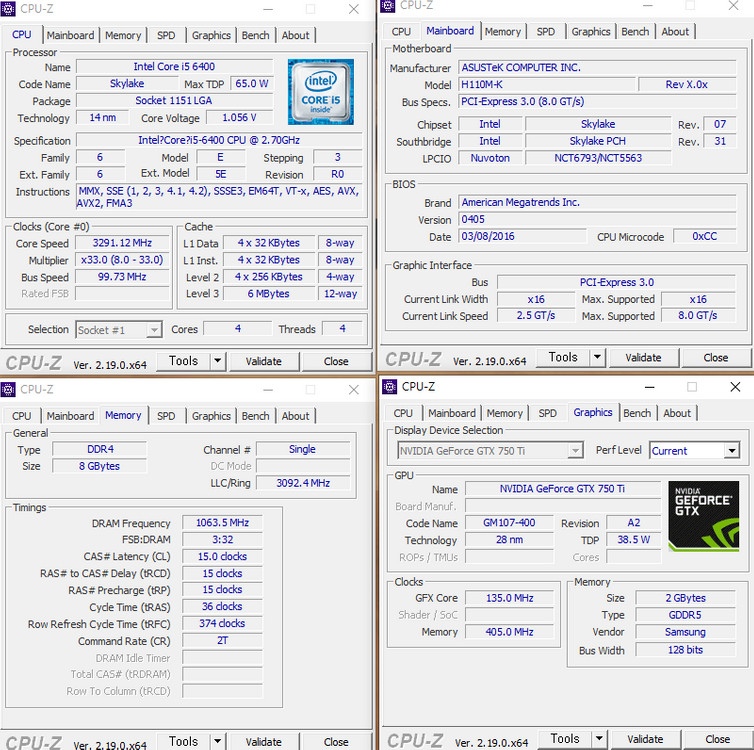 사무용 컴퓨터 데스크탑 간단한 게임용 PC 업무용 PC 주식용 컴퓨터 이미지