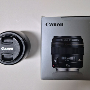 캐논 EF 85mm F1.8 USM 렌즈 애기만두 여친렌즈 A급 이미지