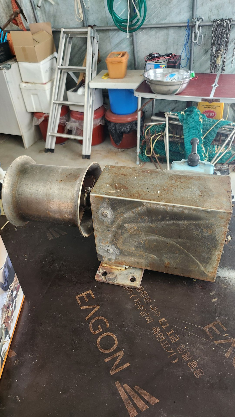 낚시용 보트 트롤리 ( 12v 윈치로라 ) 이미지