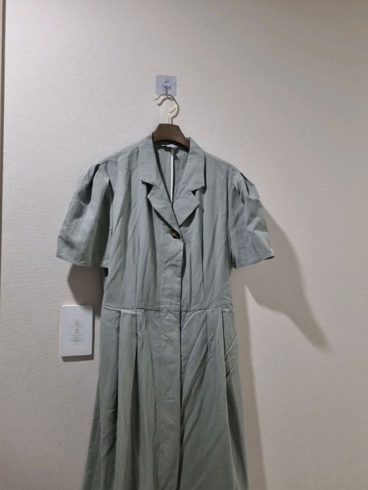 MOHAN 민트색 셔츠형 원피스 S사이즈 이미지