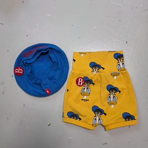 베베드피노 도날드 반바지+모자 세트 85사이즈 이미지