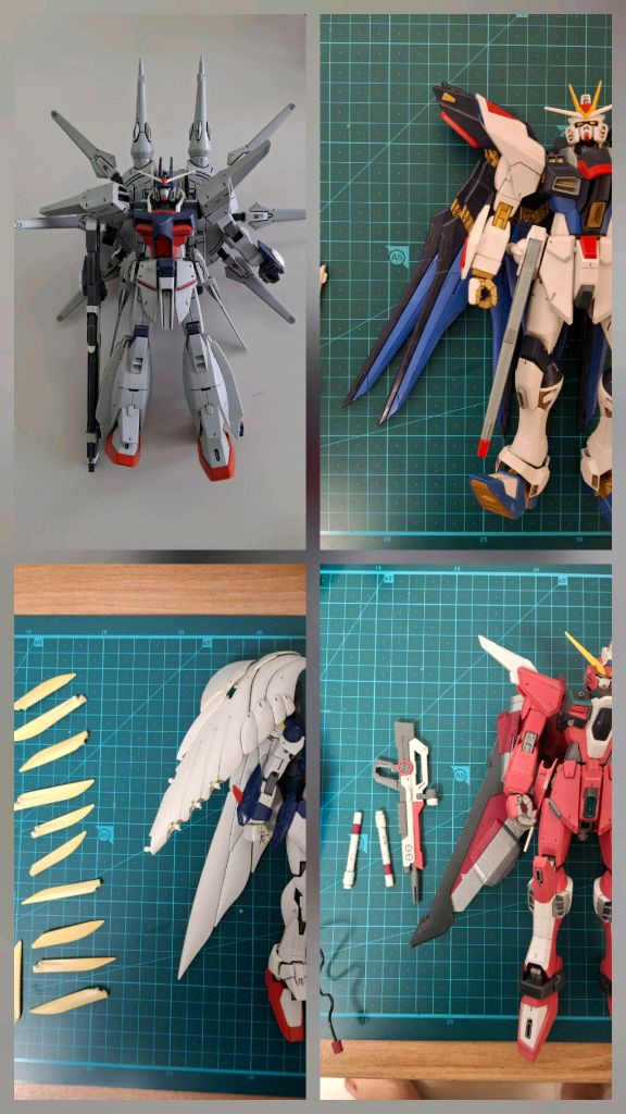 MG. RG 건담 가조립 팝니다. 이미지