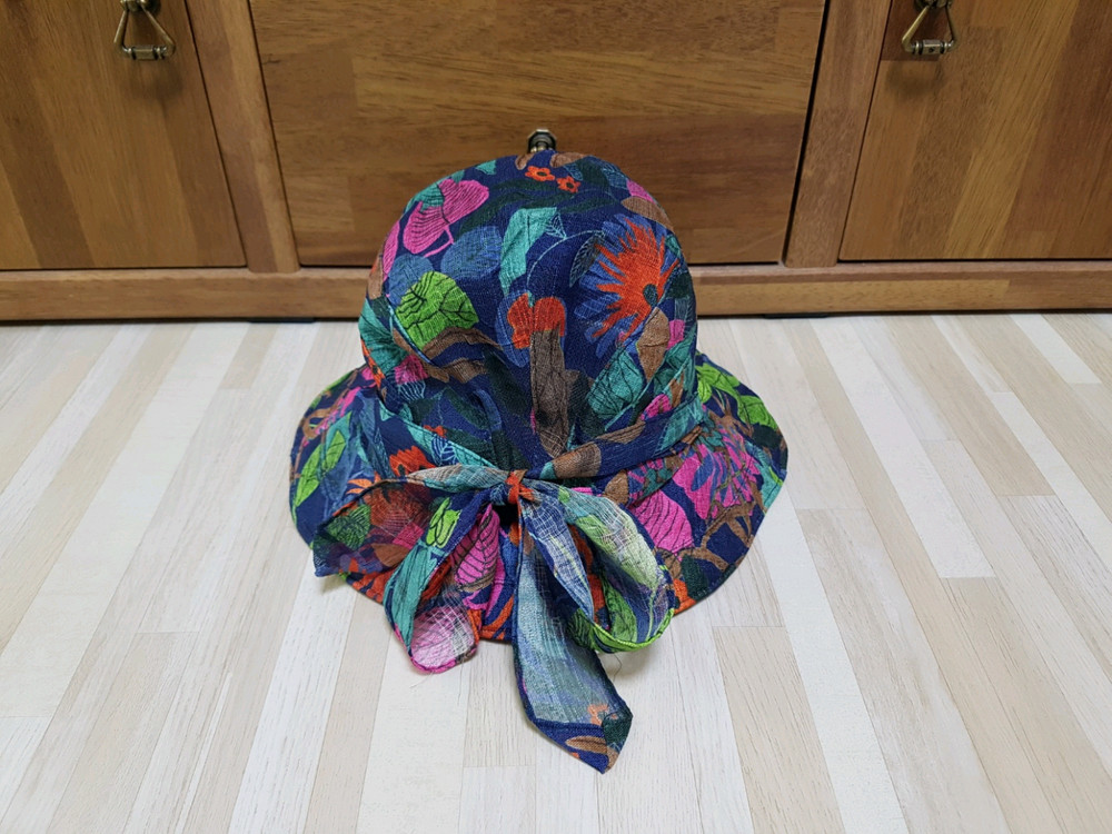 (새상품)꽃무늬 모자 2종 이미지