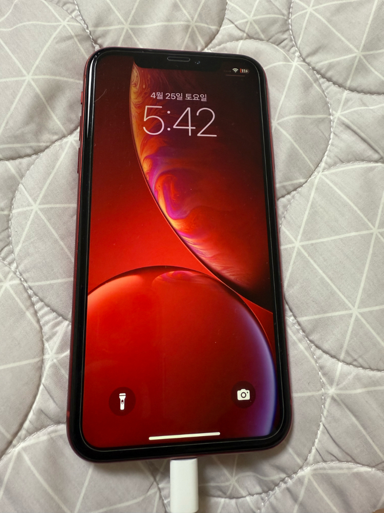 아이폰xr 레드 64gb 공기계 이미지