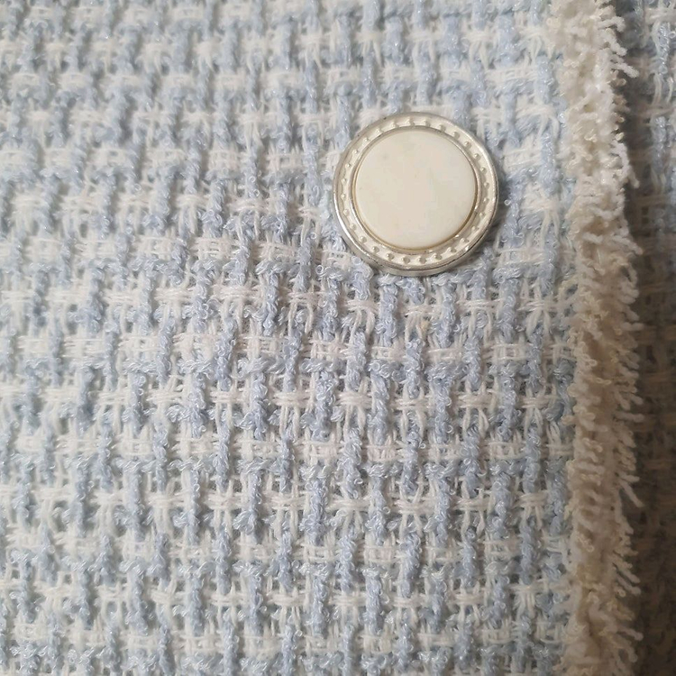 쇼퍼랜드 스프링 브리즈 트위드 자켓 스카이블루 / 베니토 아뜨랑스 로엠 리얼코코 케이클럽 스파오 가내스라 슬로우앤드 이미지