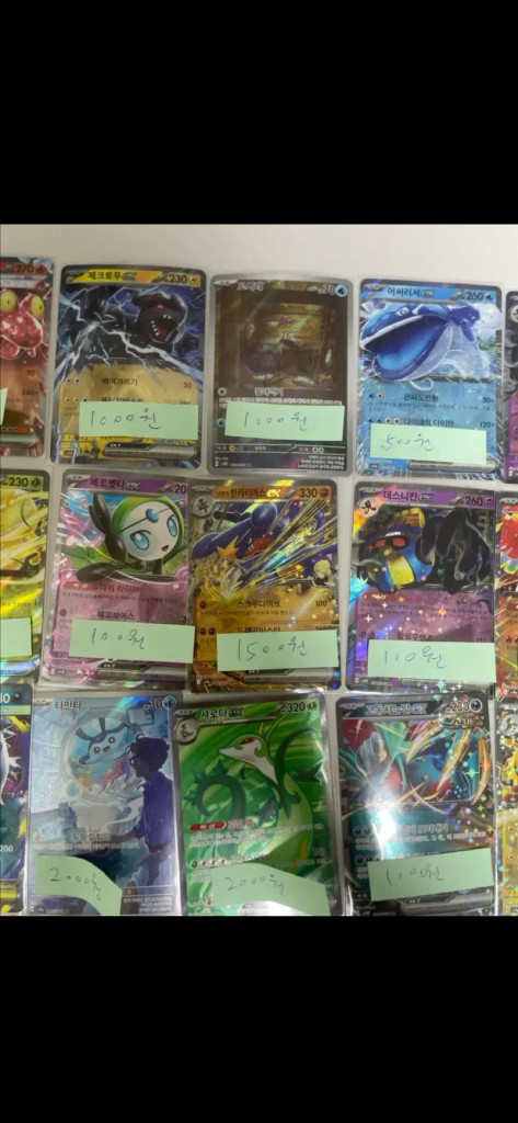 포켓몬카드 39장 일괄 판매 / 낱장가 합산 41,000원 이미지