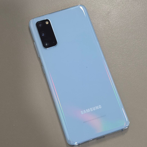 *17만* 갤럭시 S20 아이스블루 128기가 무잔상 상태깨끗한단말기 판매합니다 이미지
