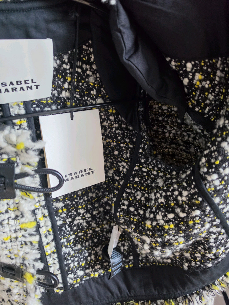 크림 트위드 자켓 이미지