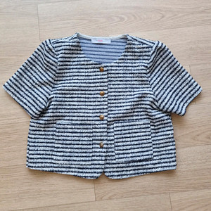 오늘만할인>반팔 트위드자켓 Free사이즈 7만원대 이미지