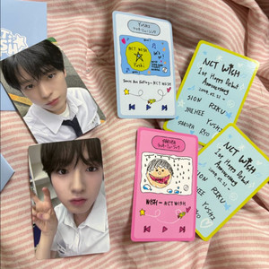 엔시티위시 유우시 사쿠야 1주년 엠디 럭키 포카 포토카드 이미지