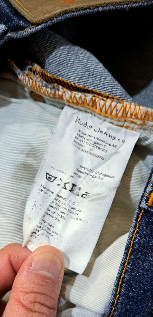 (무료배송)누디진 타이트 롱존 스판 스키니 청바지(32) 이미지