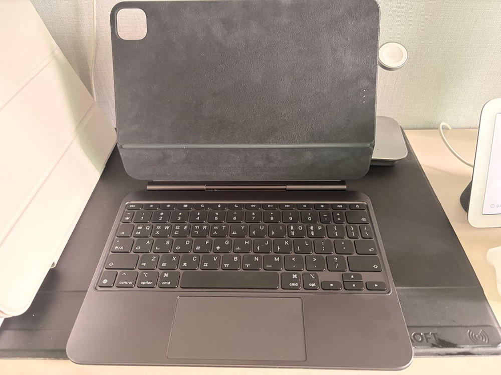 [아이패드 프로 11 M4 애케플] + 매직키보드+애플펜슬 프로+정품 폴리오 / 배터리 100% 사이클 50 이미지