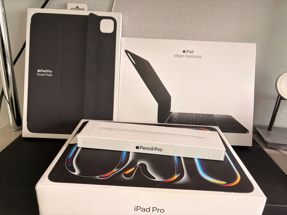 [아이패드 프로 11 M4 애케플] + 매직키보드+애플펜슬 프로+정품 폴리오 / 배터리 100% 사이클 50 이미지