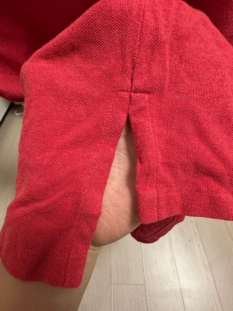 폴로 랄프로렌 PK 반팔 카라티 연레드 S 팝니다. 이미지