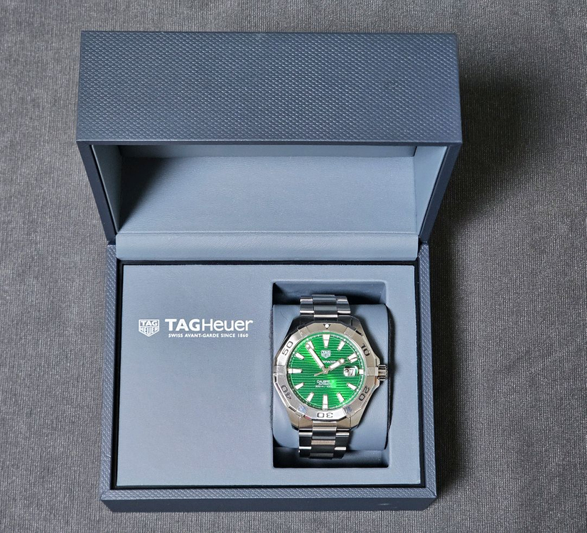 [공식오버홀완료]태그호이어 아쿠아레이서300 스틸 그린에디션 43mm way2015.ba0927 이미지