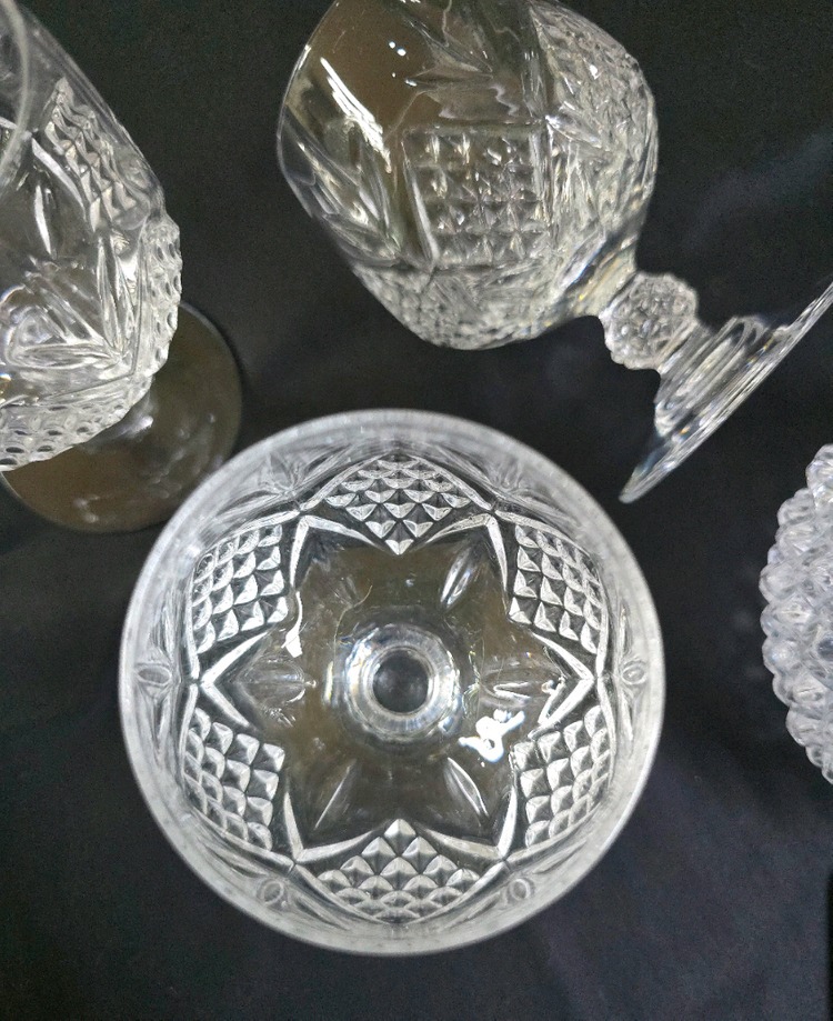 크리스탈 잔과 유리잔세트~* 이미지