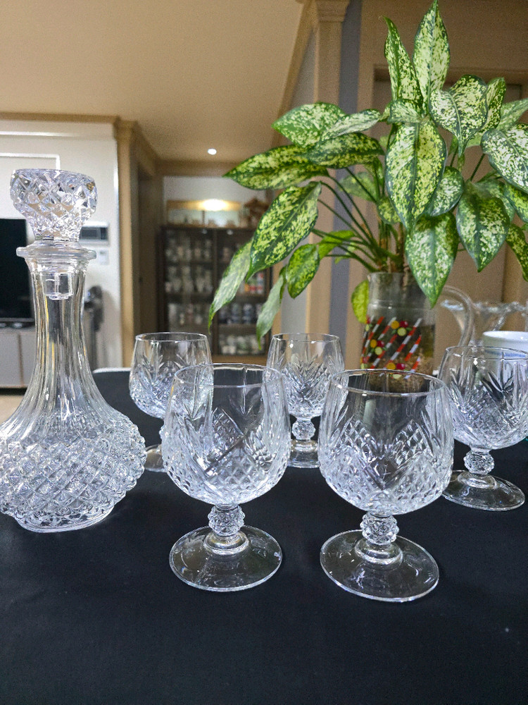 크리스탈 잔과 유리잔세트~* 이미지