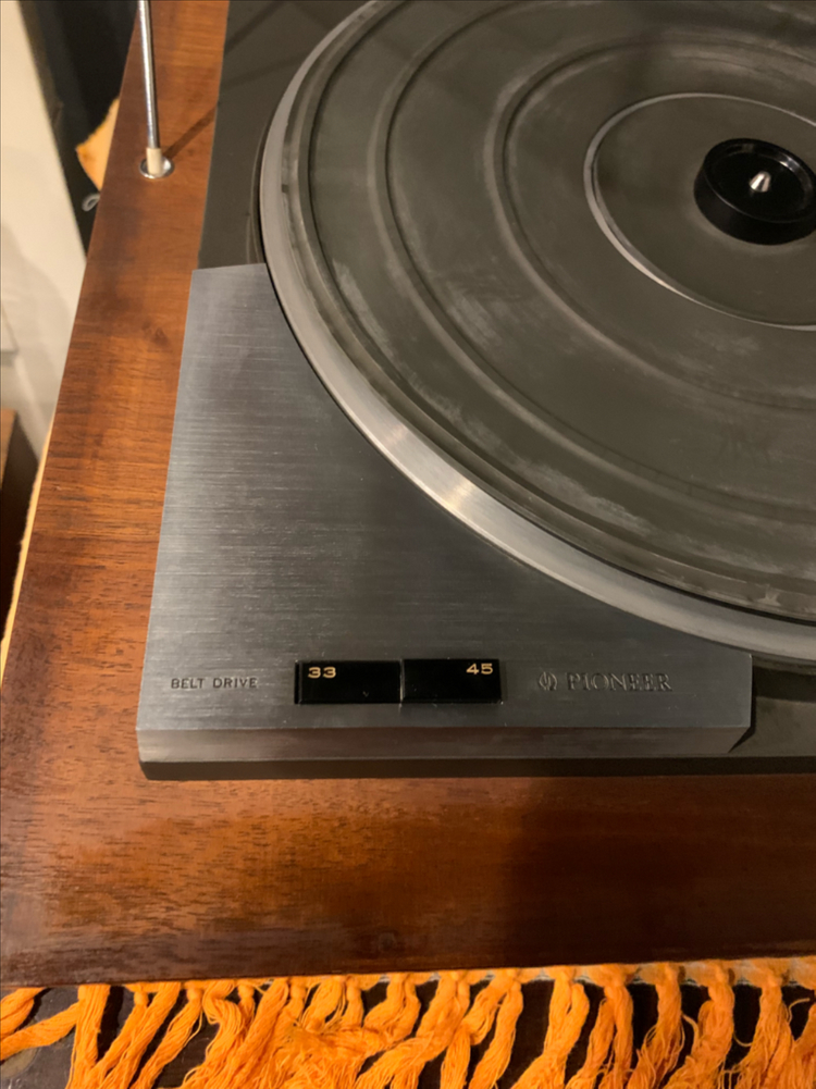 파이오니아 빈티지턴테이블 이미지