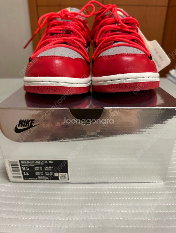 275] 나이키 x 오프화이트 덩크 로우 유니버시티 이미지