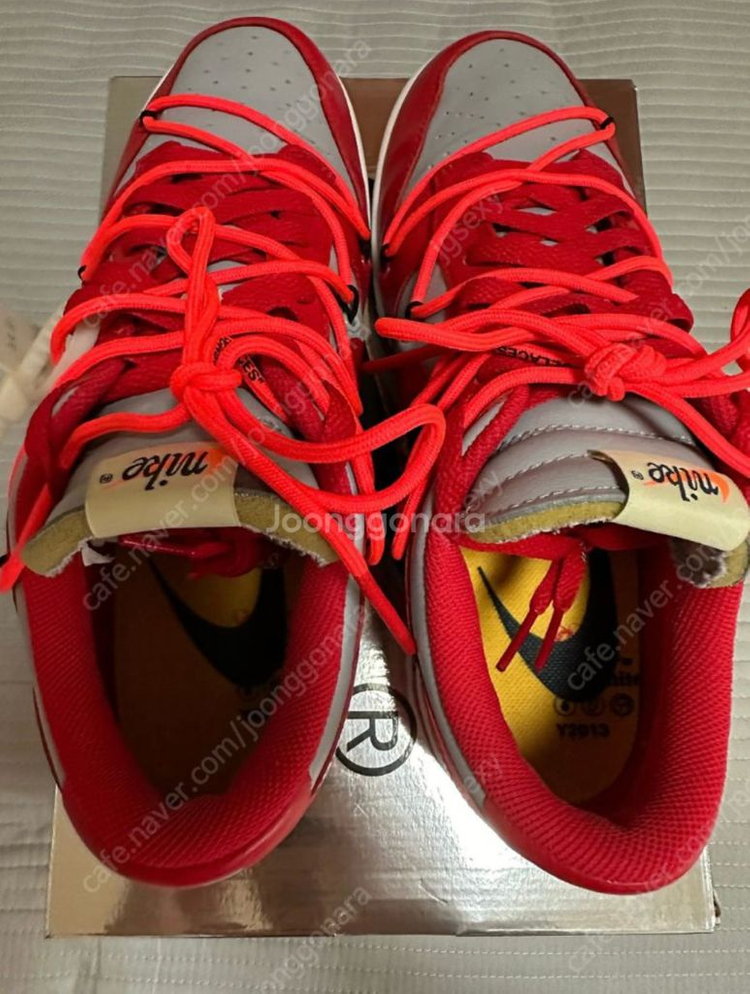 275] 나이키 x 오프화이트 덩크 로우 유니버시티 이미지