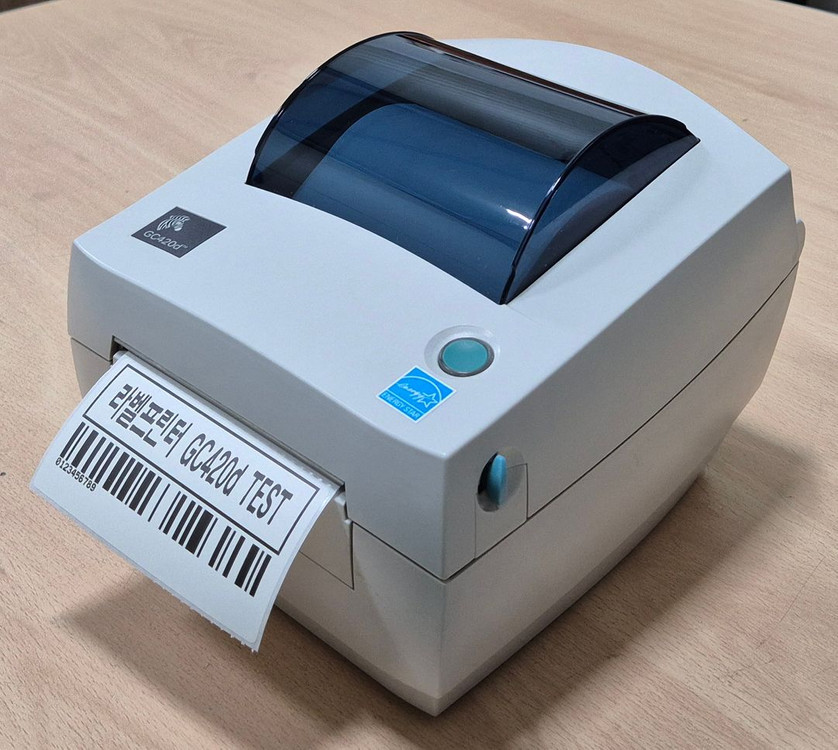 zebra GC420d 라벨 바코드 택배송장프린터/ 감열전용/A급/ 사용량 거의없음 이미지