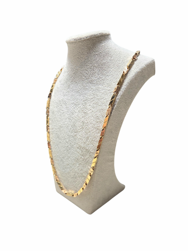 18k목걸이,대나무목걸이,체인목걸이,롱목걸이,할로우목걸이 이미지